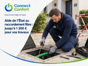 Lire la suite à propos de l’article Aide de l’État au raccordement fibre : jusqu’à 1 200 € pour vos travaux