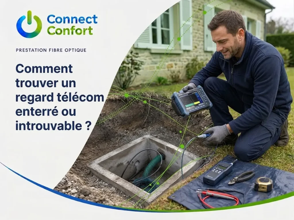 Comment trouver un regard télécom enterré ou introuvable ?