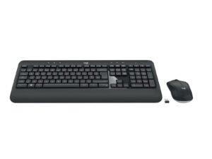 Logitech 920-008676 clavier Souris incluse Universel RF sans fil AZERTY Français Noir