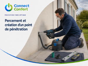 Percement et création d’un point de pénétration