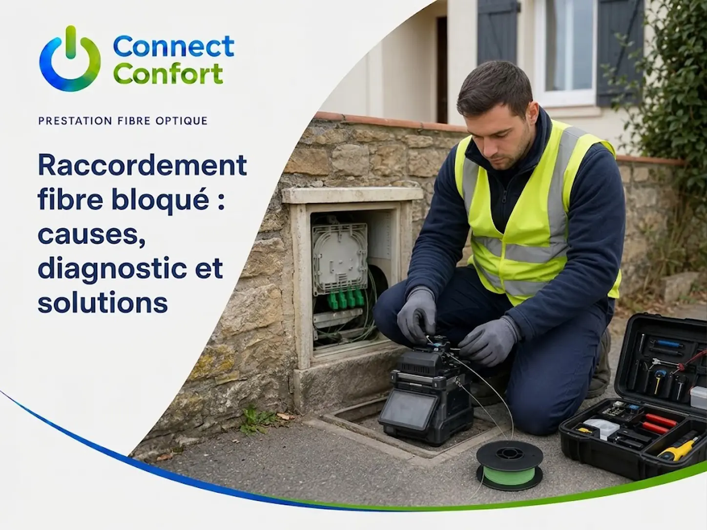 Raccordement fibre bloqué : causes, diagnostic et solutions