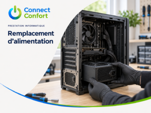 Remplacement du bloc d’alimentation