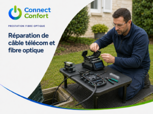 Réparation de câble télécom et fibre optique