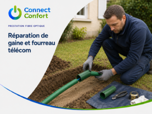 Réparation de gaine et fourreau télécom