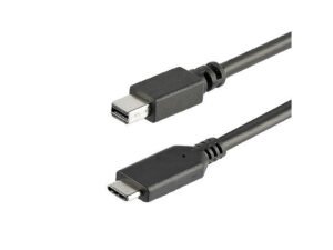 StarTech.com Câble Adaptateur USB-C vers Mini DisplayPort 4K 60 Hz de 1 m – Noir