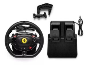 Thrustmaster T98 Ferrari 296 GTB, Volant pour PS5, PS4, PC